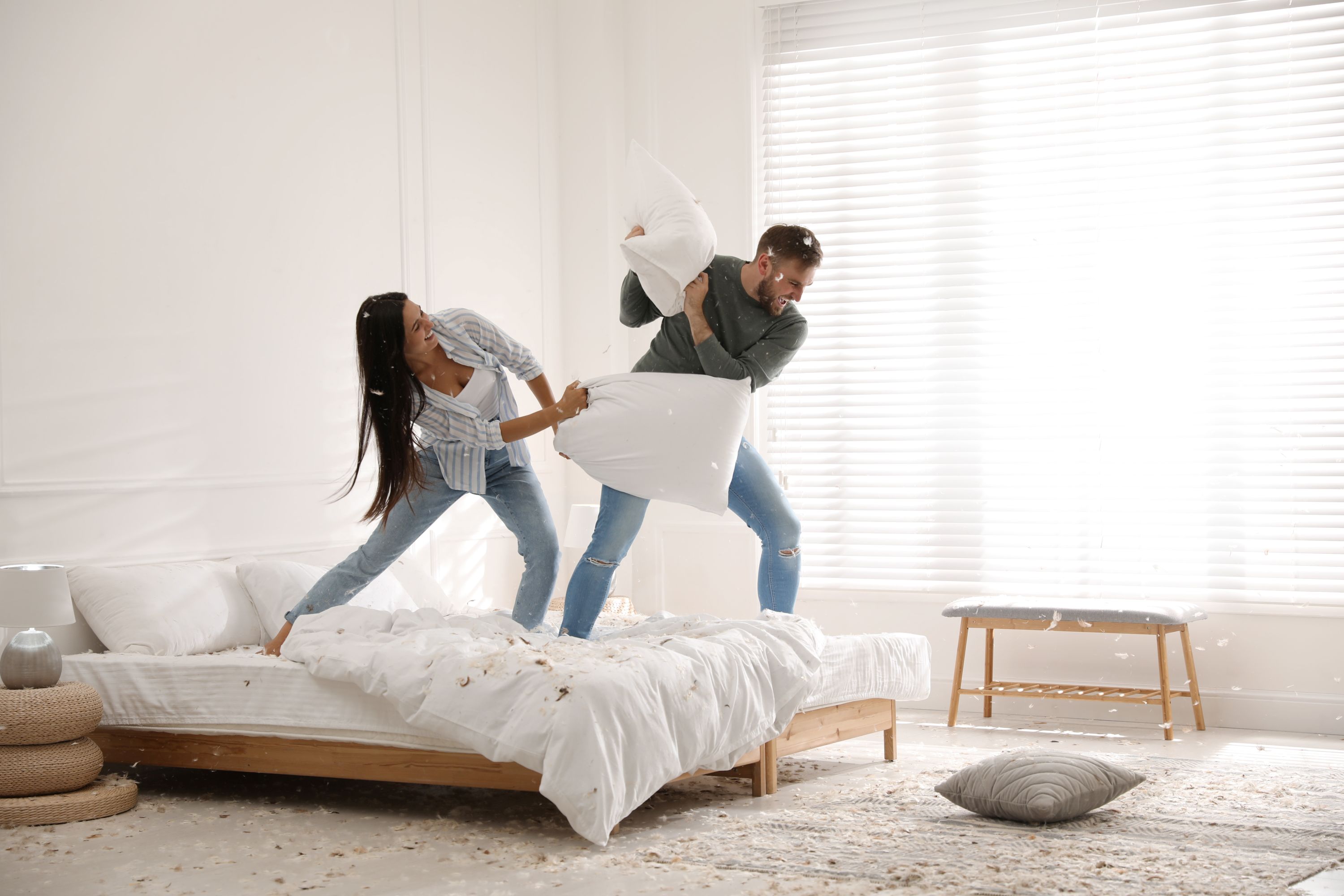 Pillow Fight Shutterstock 2024343404