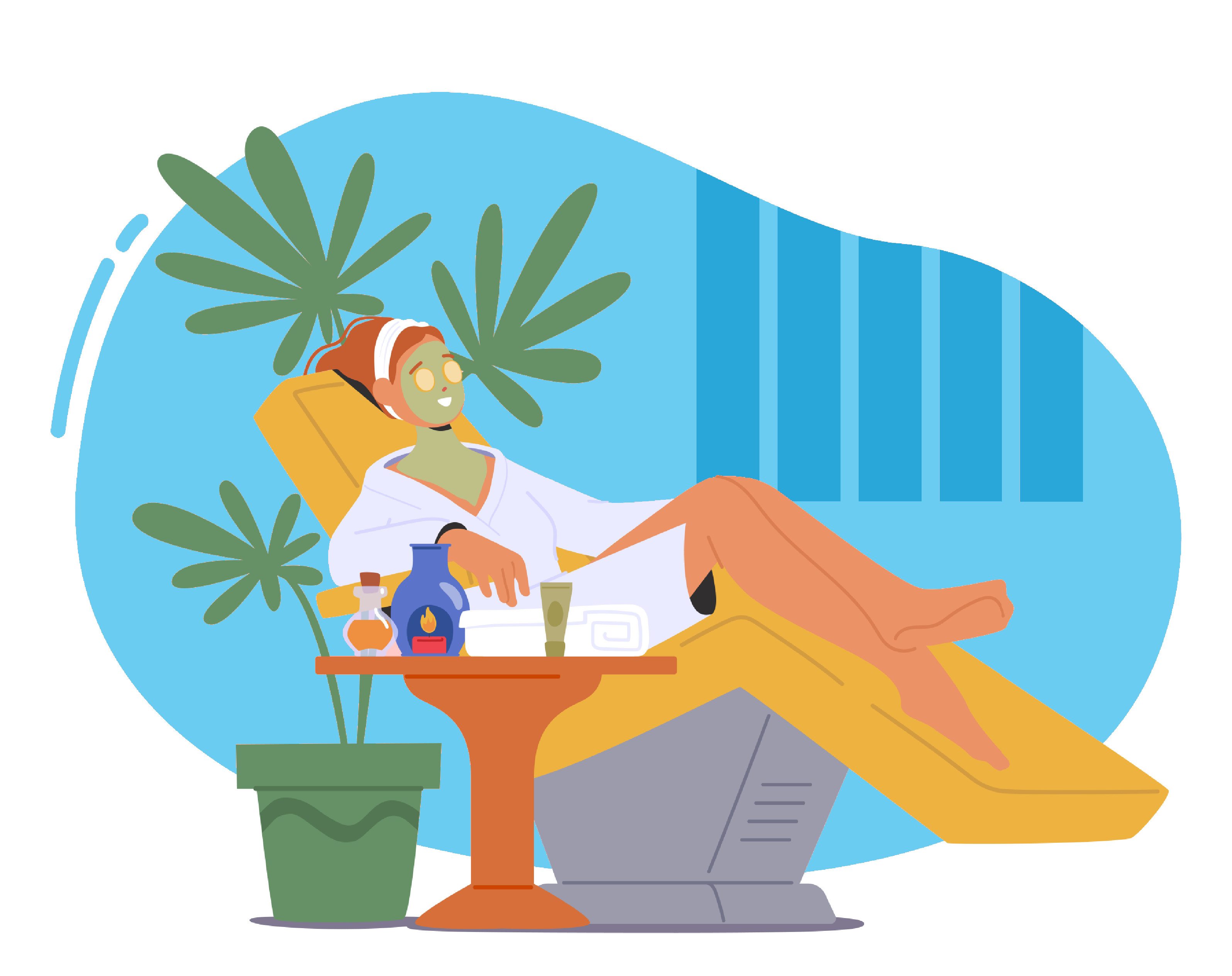 Salon Blue Shutterstock 2356577151