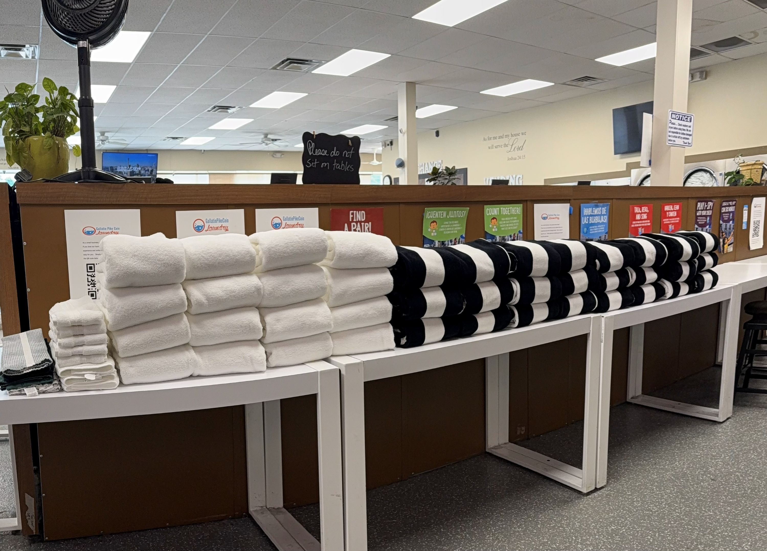 Neatly Folded Towels