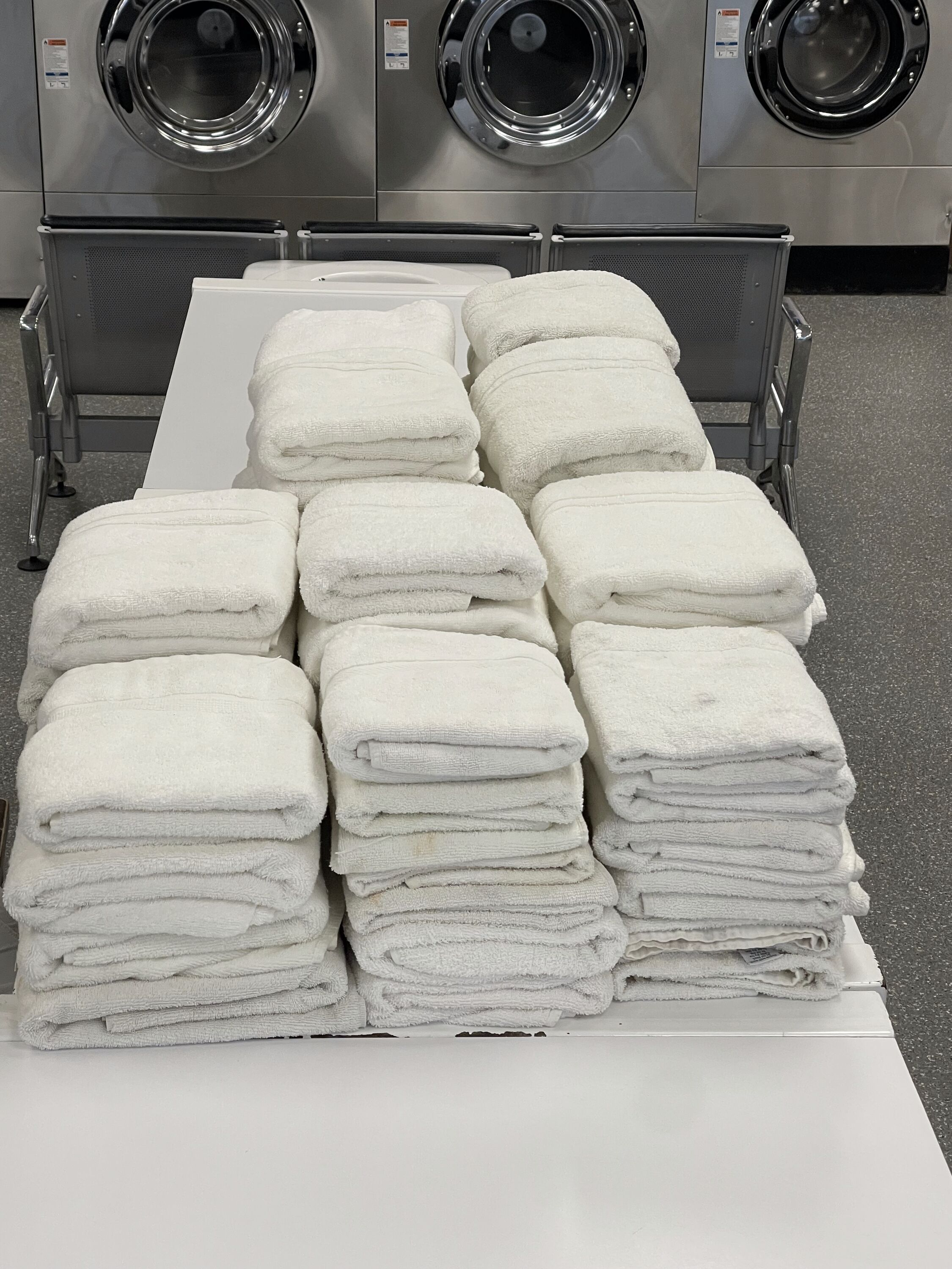 Catering Towels Before After